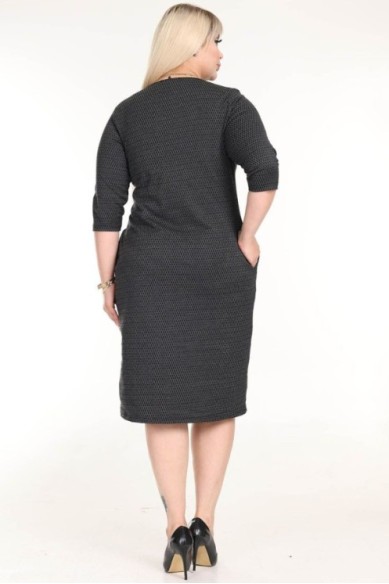 Klasikinė suknelė su kišenėmis