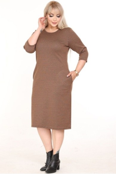 Klasikinė suknelė su kišenėmis