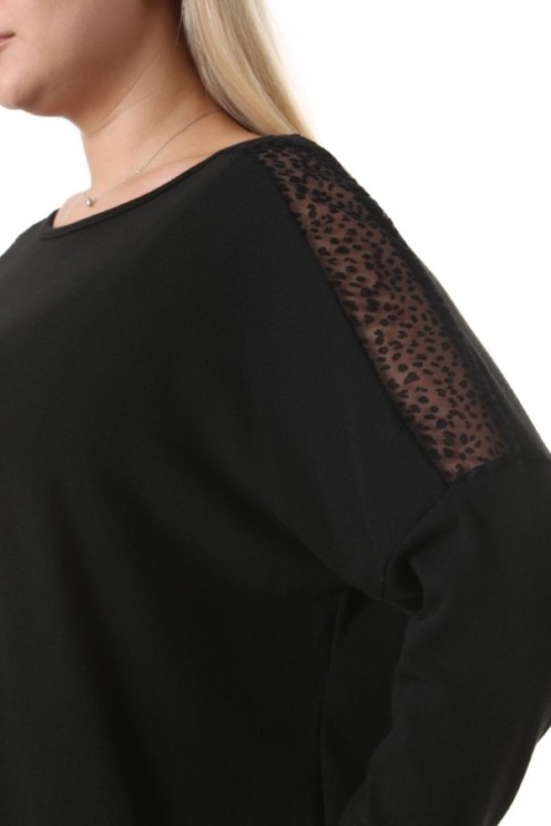 Juoda didelių dydžių palaidinė 2