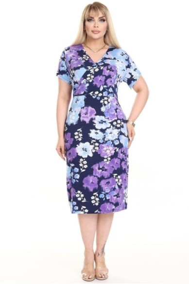 Gėlėta suknelė su gėlytėmis