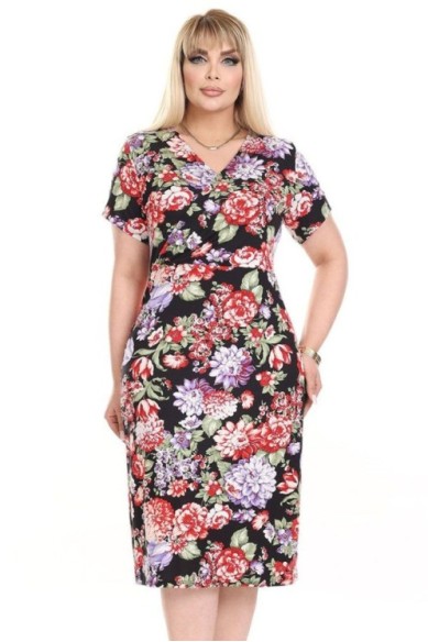 Gėlėta suknelė su gėlytėmis