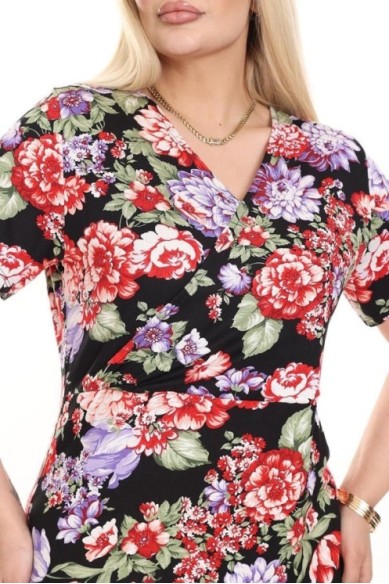 Gėlėta suknelė su gėlytėmis