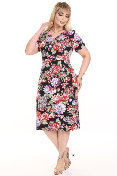 Gėlėta suknelė su gėlytėmis