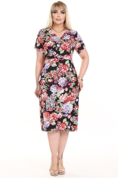 Gėlėta suknelė su gėlytėmis