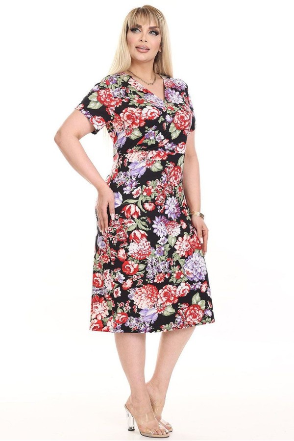 Gėlėta suknelė su gėlytėmis