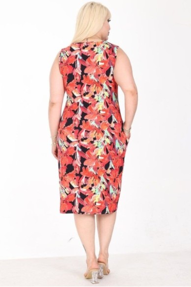 Vasarinė suknelė be rankovių