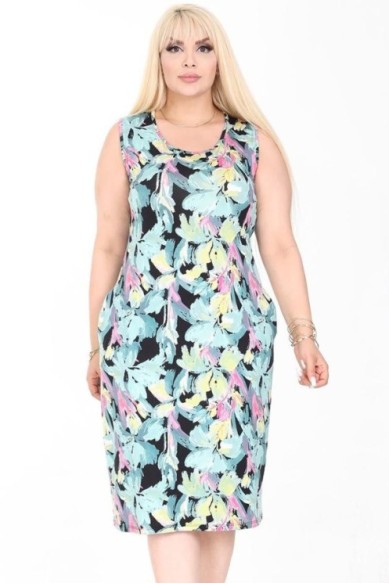 Vasarinė suknelė be rankovių
