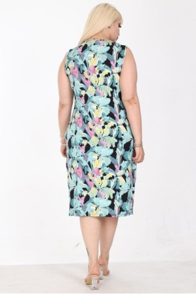 Vasarinė suknelė be rankovių