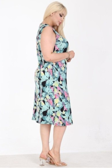 Vasarinė suknelė be rankovių