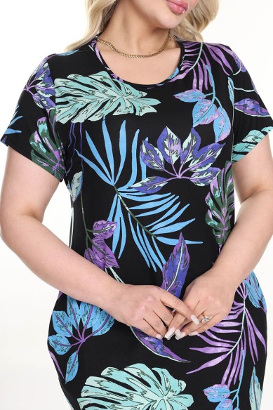 Suknelė trumpomis rankovėmis