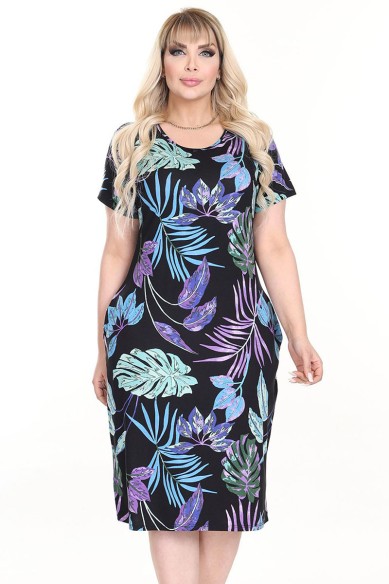 Suknelė trumpomis rankovėmis