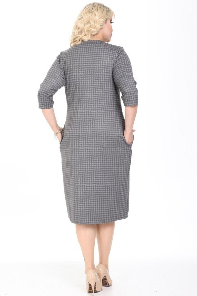 Suknelė su žasies kojelių raštais