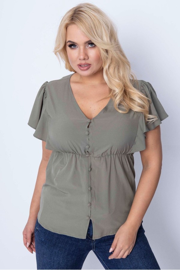 Daili palaidinė su sagutėmis