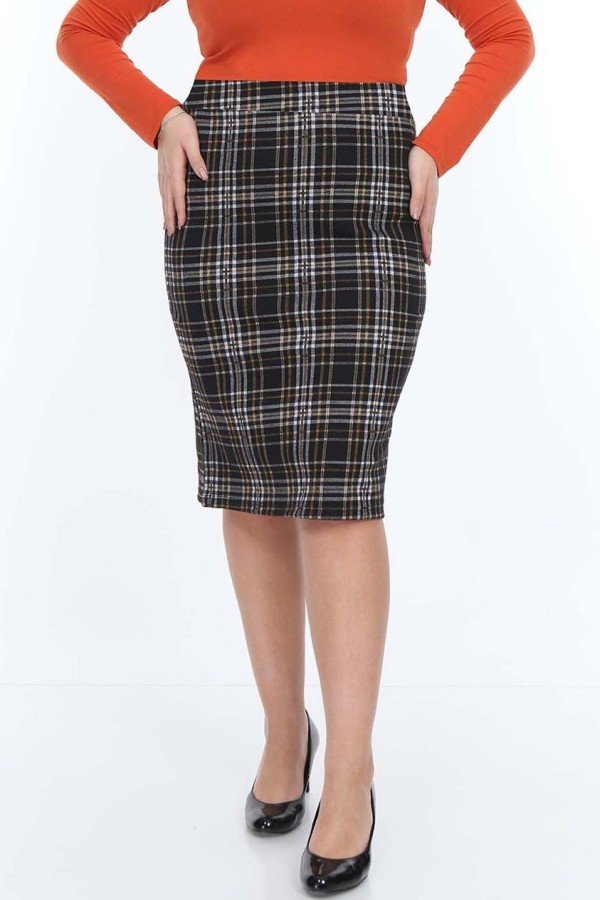 Languotas pieštuko formos sijonas