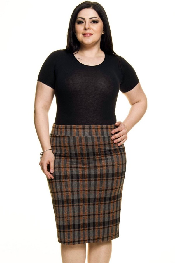 Languotas pieštukinis sijonas