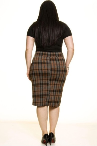 Languotas pieštukinis sijonas