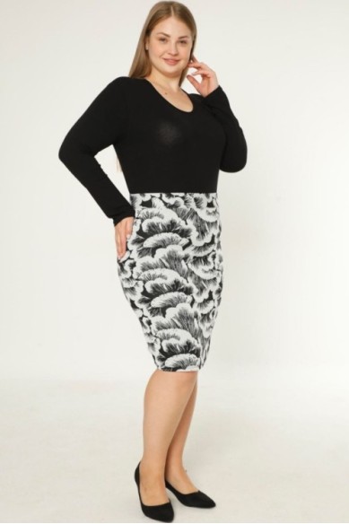 Margas pieštukinis sijonas