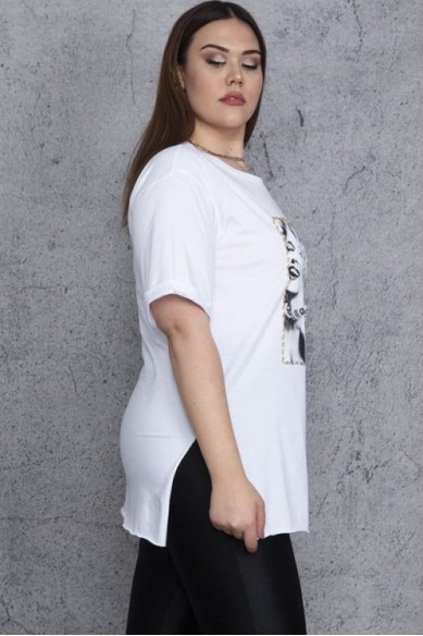 Trumparankoviai marškinėliai iš natūralios medvilnės