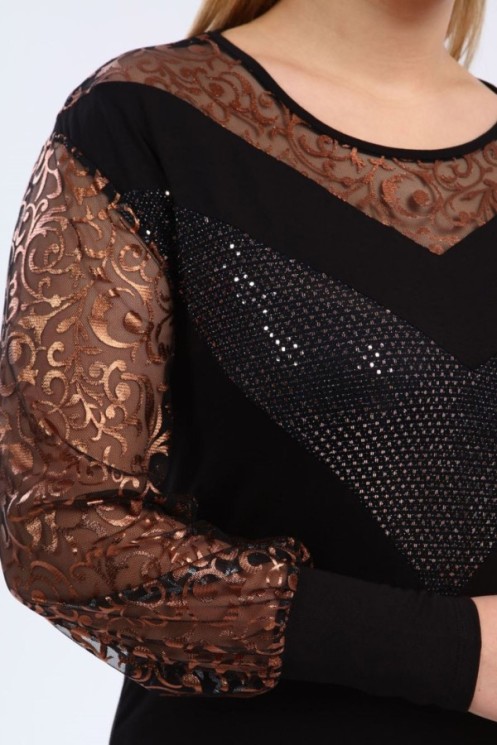 Elegantiška palaidinė ilgomis rankovėmis 2