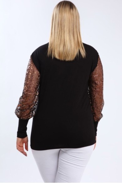 Elegantiška palaidinė ilgomis rankovėmis