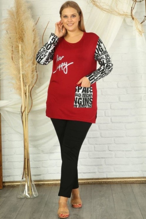 Palaidinė tunika su užrašais 2