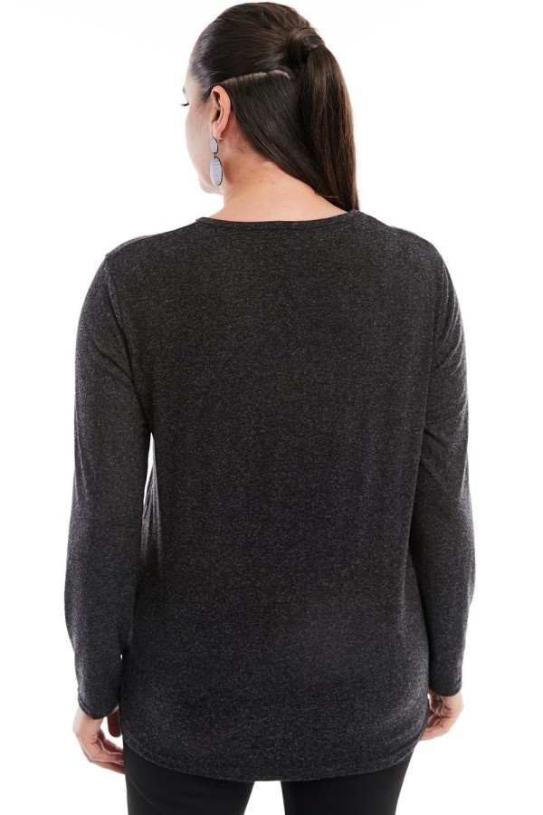 Patogi basic stiliaus palaidinė ilgomis rankovėmis