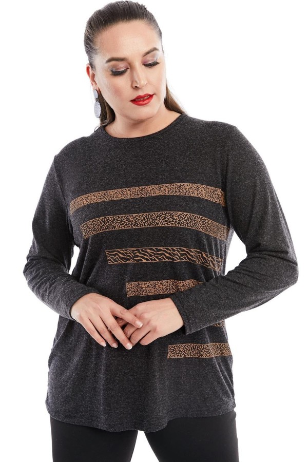 Patogi basic stiliaus palaidinė ilgomis rankovėmis