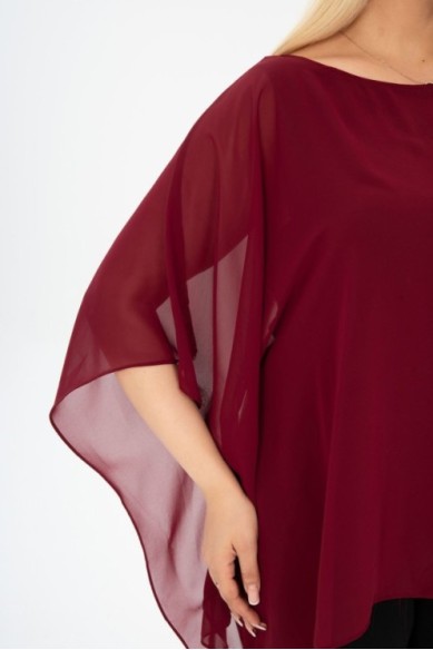 Puošni plazdanti palaidinė moterims