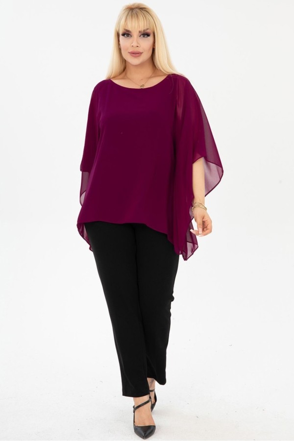 Elegantiška plazdanti palaidinė moterims