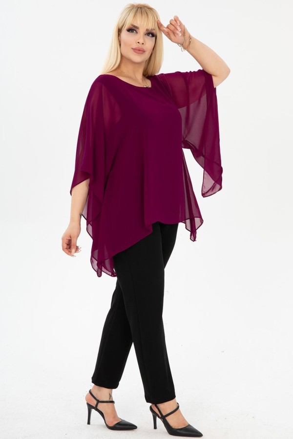 Elegantiška plazdanti palaidinė moterims