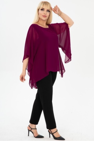 Elegantiška plazdanti palaidinė moterims