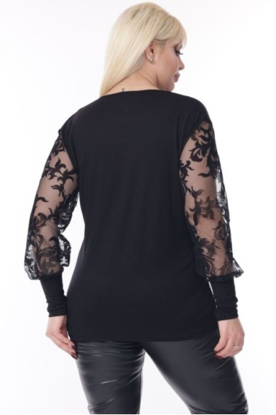 Elegantiška juoda palaidinė