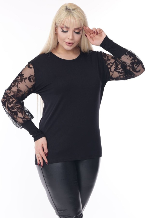 Elegantiška juoda palaidinė