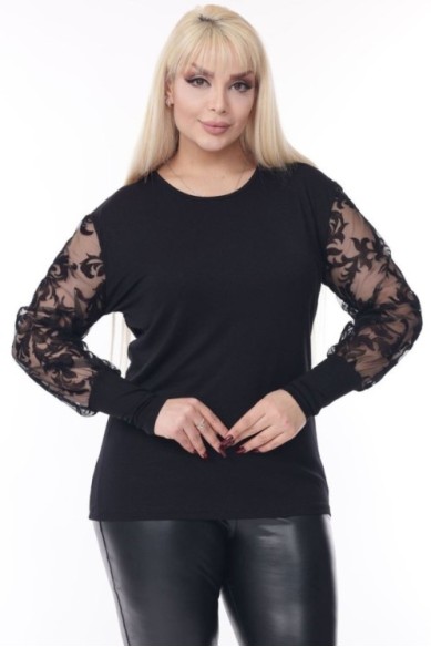 Elegantiška juoda palaidinė