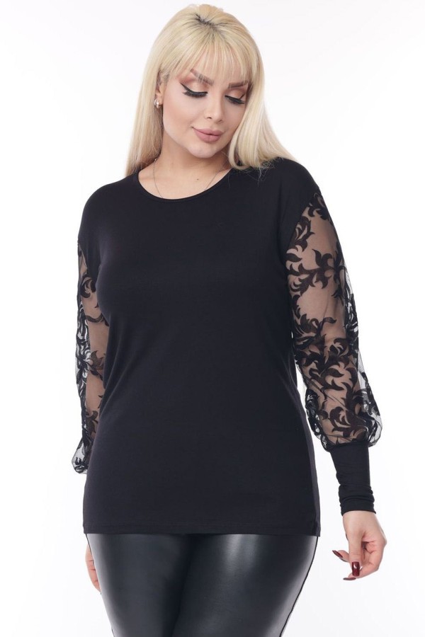 Elegantiška juoda palaidinė