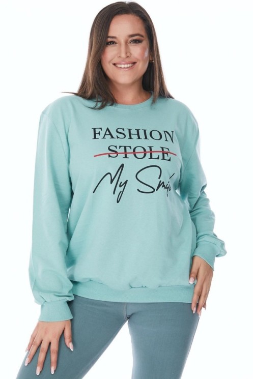 Paprastas basic džemperis be gobtuvo