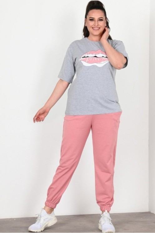 Medvilninis kostiumėlis trumpomis rankovėmis