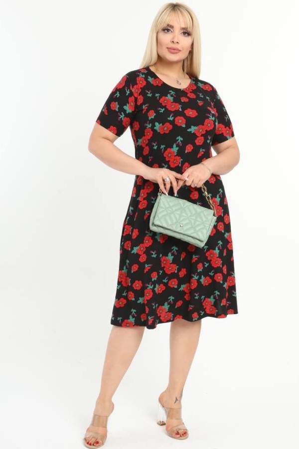 Gėlėta vasarinė suknelė