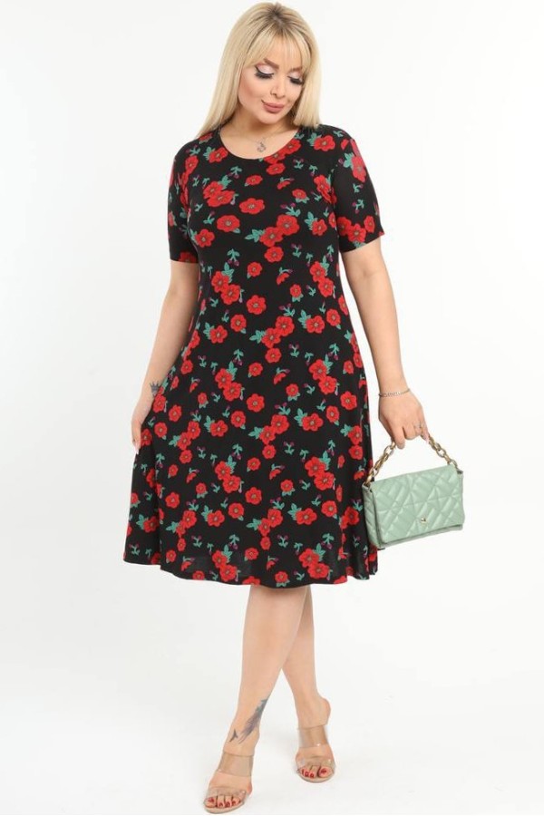 Gėlėta vasarinė suknelė