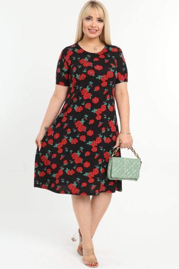 Gėlėta vasarinė suknelė