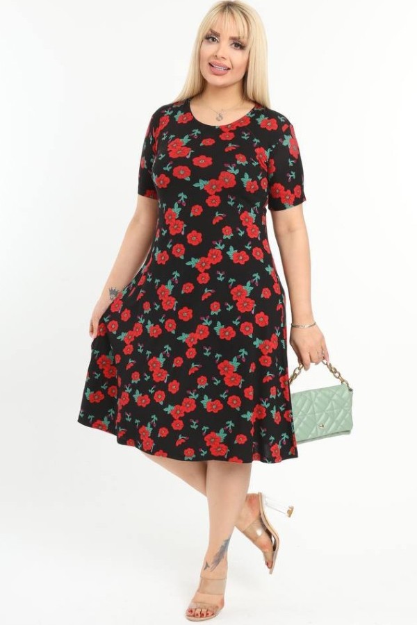 Gėlėta vasarinė suknelė