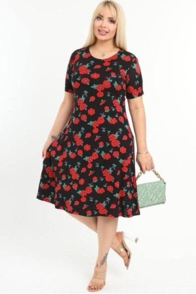 Gėlėta vasarinė suknelė