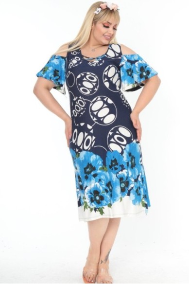 Graži gėlėta sunelė su prakarpomis