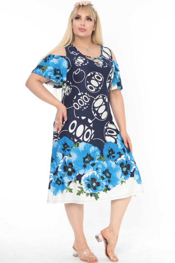 Graži gėlėta sunelė su prakarpomis