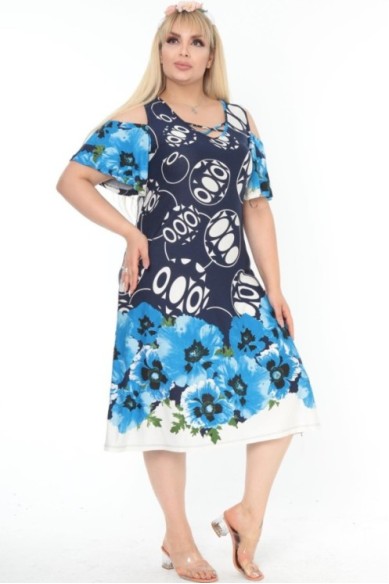 Graži gėlėta sunelė su prakarpomis