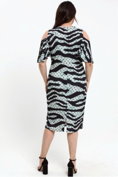 Puošni mėtų spalvos suknelė