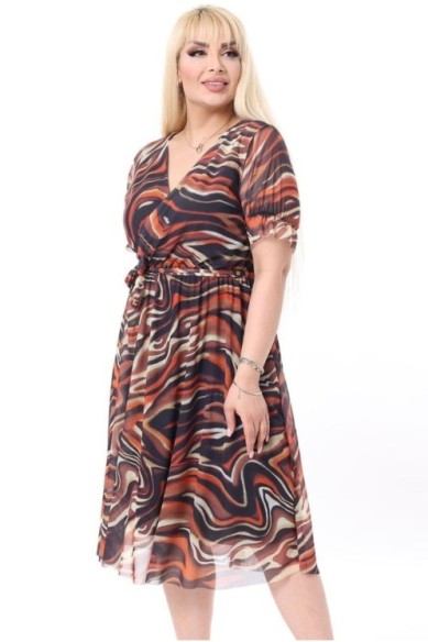 Suknelė su raštais