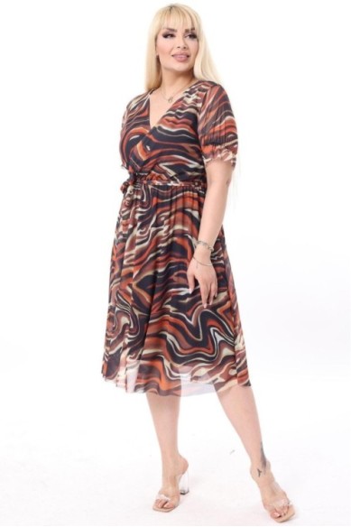 Suknelė su raštais