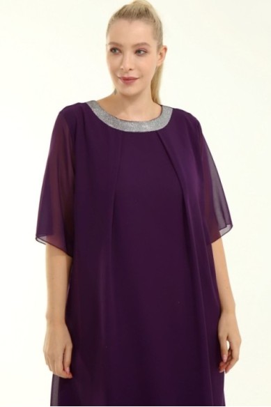 Elegantiška didesnių dydžių suknelė