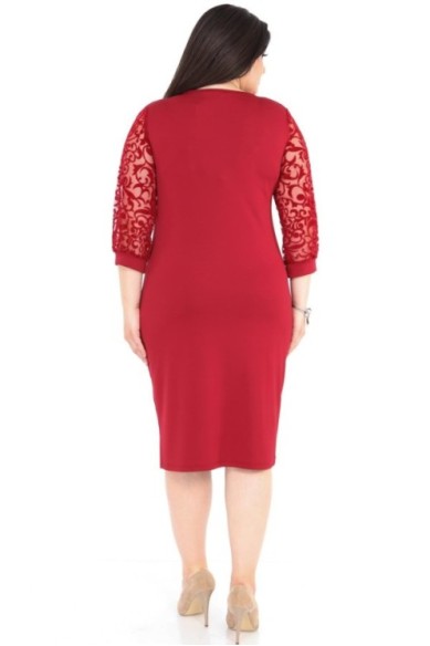 Bordinė klasikinio stiliaus suknelė